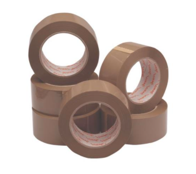 Polypropylene Packaging Tape 50mmx132m Brown (6 Pack)